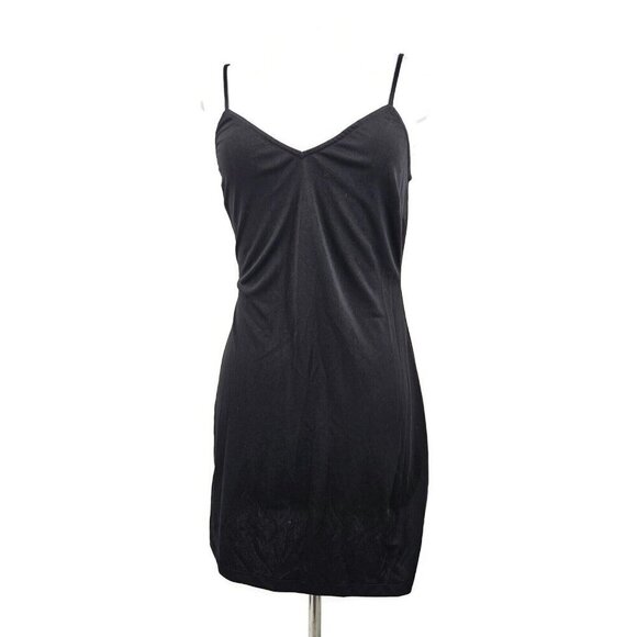 New Jean Louis Scherrer Mini Dress Womens M Black Lace Beaded - Picture 2 of 11